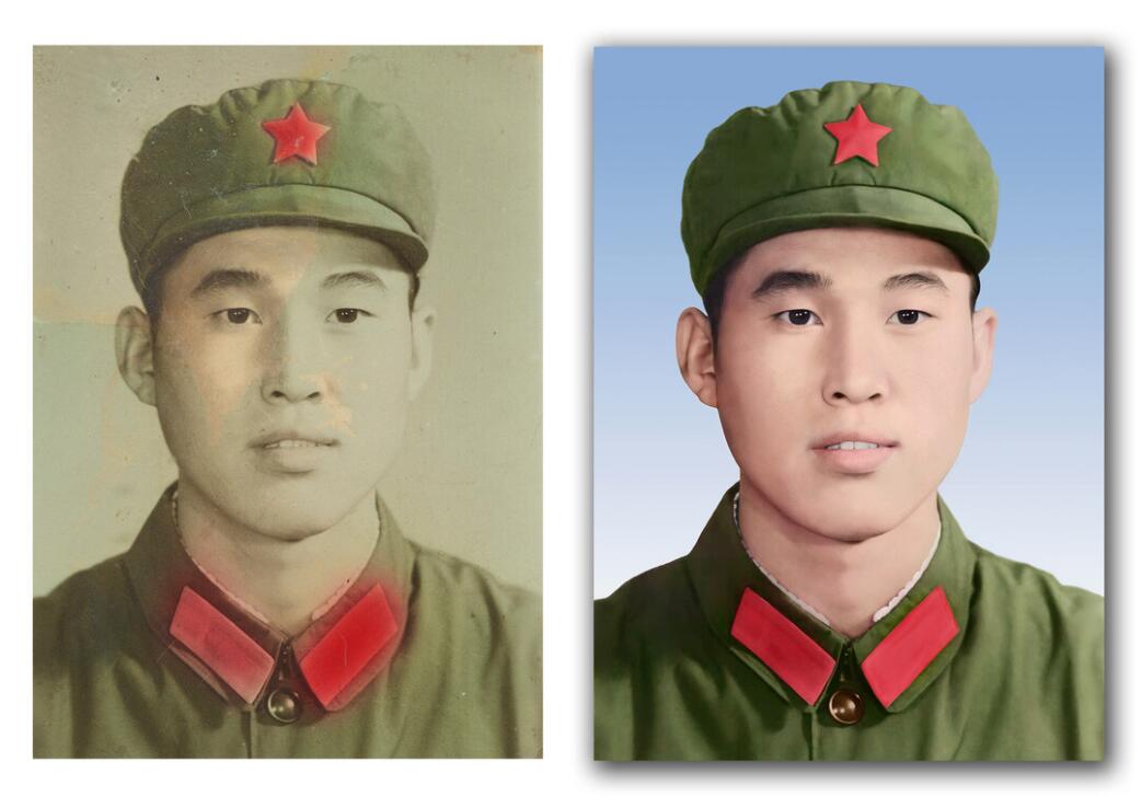 青山破损照片修复-18